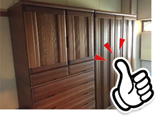 出張買取サスエコは大きなタンスもOK